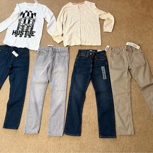 Hustle Graphic Kids Shirt - White